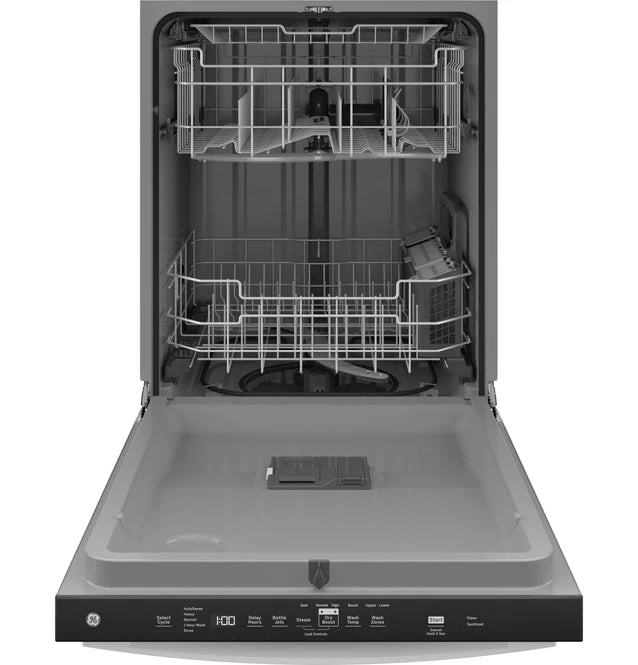 GE ENERGY STAR Top Control with Plastic Interior Dishwasher with Sanitize Cycle & Dry Boost