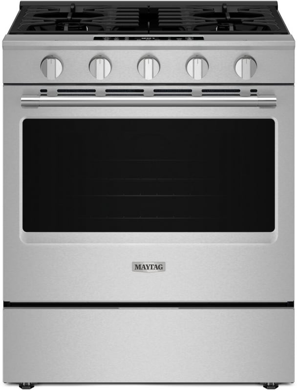 Maytag 30 in. Slide-In Gas Range with 5 Sealed Burners, No Preheat Air Fry, Self Clean