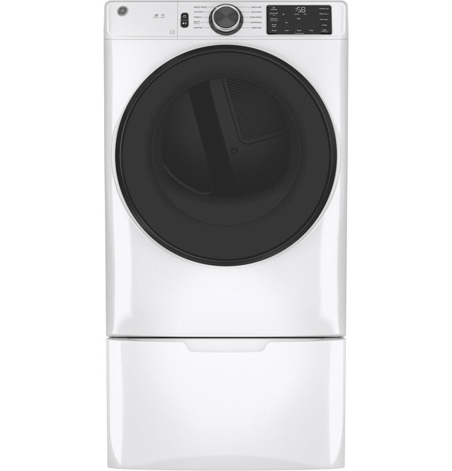 GE ENERGY STAR 7.8 cu. ft. Capacity Smart Front Load Gas Dryer with Sanitize Cycle
