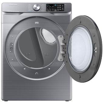 Samsung 7.5 cu. ft. Stackable Steam Cycle Vented Smart Gas Dryer (Platinum)