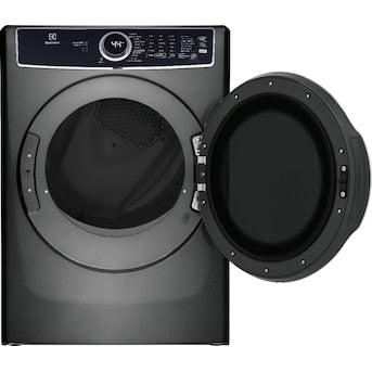 Electrolux Predictive Dry and Instant Refresh 8 cu. ft. Stackable Vented Gas Dryer with Steam Cycle (Titanium)