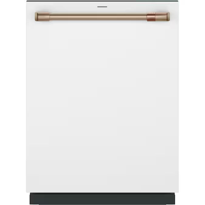 Café 24 in. Smart Top Control Dishwasher in Matte Wht w/ Stainless Tub, - Model CDT888P4VW2