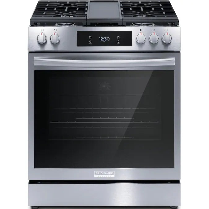 Frigidaire Gallery 30 in. Gas Range in Stainless Steel with Air Fry - Model GCFG3060BF