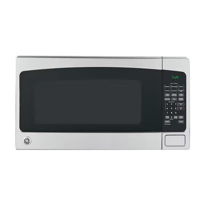 GE 2.0 cu. ft. 1200-Watt Countertop Microwave in Black Stainless Steel - Model GCST20S1WSS