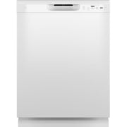 GE Built-In Dishwasher in White with Dry Boost and Piranha Hard Food Disposer - Model GDF510PGRWW