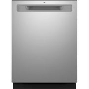 GE Top Control Dishwasher in Stainless Steel with Dry Boost and Sanitize Cycle - Model GDP630PYRFS
