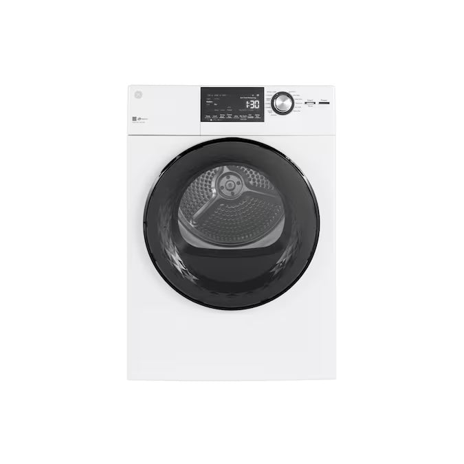 GE 4.3 cu. ft. Vented Front Load Stackable Electric Dryer in White - Model GFD14ESSNWW
