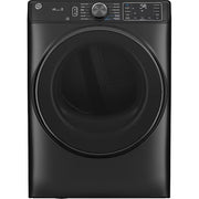 GE 7.8 cu.ft. Smart FL Electric Dryer in Carbon Graph. w/ Steam & Sanitize - Model GFD65ESPVDS