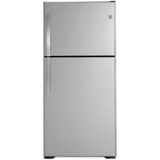 GE 19.2 cu. ft. Top Freezer Refrigerator Stainless with Reversible Door Hinge - Model GIE19JSNRSS