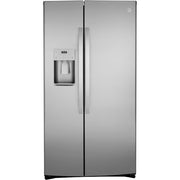 GE 25.1 cu. ft. Side by Side Refrigerator in FR Stainless Steel - Model GSS25IYNFS