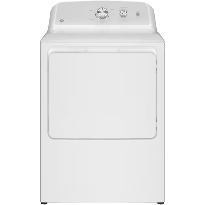GE 7.2 cu. ft. Electric Dryer w/ Up To 120 ft. Venting & Reversible Door - Model GTD38EASWWS