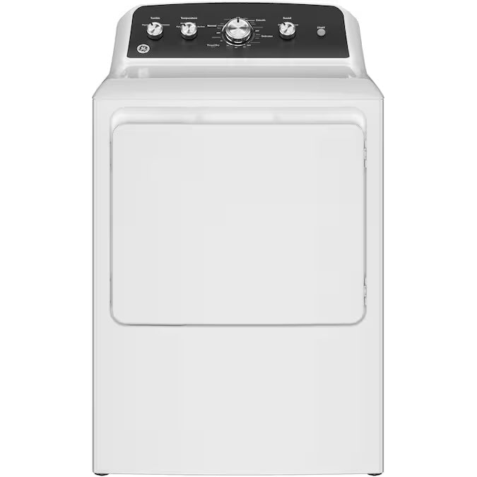 GE 7.2 cu. ft. vented Gas Dryer in White with Auto Dry and Extended Tumble - Model GTD48GASWWB