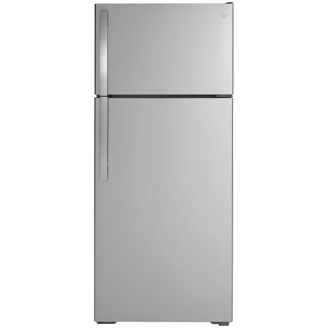 GE 17.5 cu. ft. Top Freezer Refrigerator in Stainless Steel, ENERGY STAR - Model GTE18GSNRSS