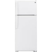 GE 17.5 cu. ft. Top Freezer Refrigerator in White - Model GTE18GTNRWW