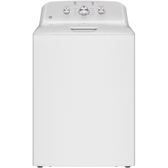 GE 3.8 cu. ft. Top Load Washer in White with Stainless Steel Basket - Model GTW220ACWWW