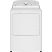 GE 6.2 cu. ft. Vented Electric Dryer in White with Auto Dry and 120 ft. Venting - Model GTX38EASWWS