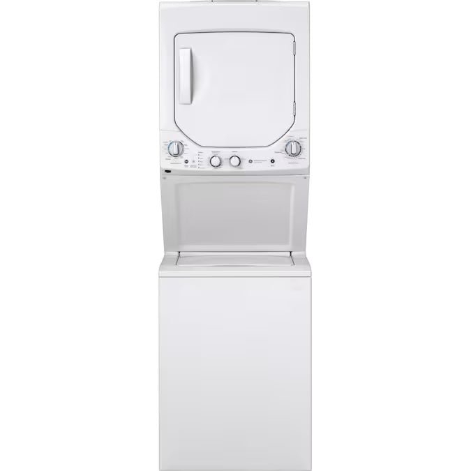 GE Unitized Spacemaker 2.3 cu. ft. Washer w/ Stainless Basket & 4.4 cu. ft. - Model GUD24ESSMWW