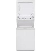 GE 3.8 cu. ft. Washer & 5.9 cu. ft. Long Vent Electric Dryer Combo Laundry Ctr - Model GUV27ESSMWW