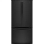 GE ENERGY STAR 18.6 Cu. Ft. Counter-Depth French-Door Refrigerator - Model GWE19JGLBB