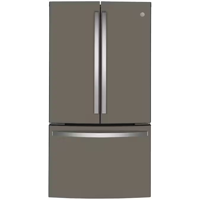 GE 23.1 cu. ft. French Door Refrigerator in Slate, FR, Counter Depth - Model GWE23GMNES