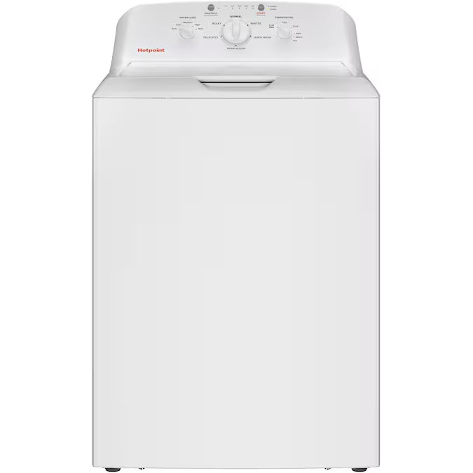 GE 4.0 cu.ft. Top Load Washer in White with Cold Plus and Water Level Control - Model HTW265ASWWW