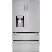 LG 28 cu. ft. 4 Door French Door Smart Refrigerator w/ 2 Freezer Drawers & - Model LMXS28626S