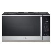 LG Smart 2.1 cu. ft. Stainless Electric 1050-Watt OTR Microwave w/ Sensor Cook - Model MVEL2125X