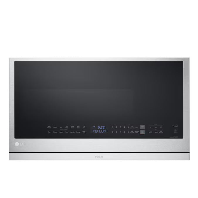 LG 2.1 cu. ft. Smart Over-the-Range Microwave with ExtendaVent2.0 & EasyClean - Model MVEL2137F