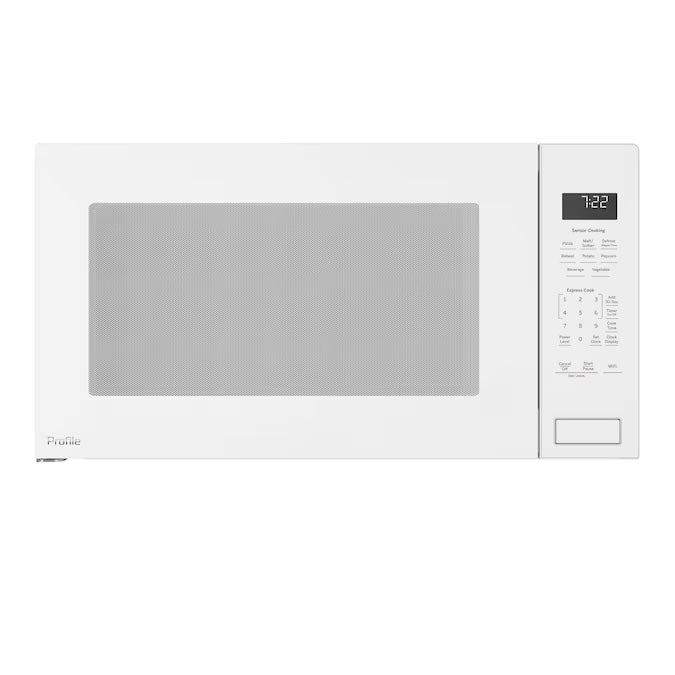 GE Profile 2.2 cu. ft. 1100-Watt Countertop Microwave White with Built-In Sensor - Model PCWK22U1WWW