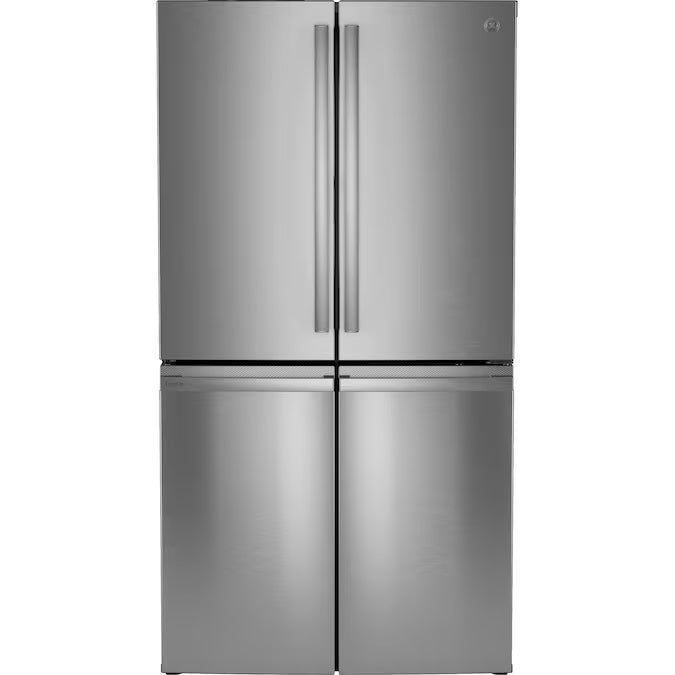 GE Profile 22.9 cu. ft. Ctr-Depth Quad-Door Refrigerator w/ AutoFill & DID - Model PHD23BYWFS