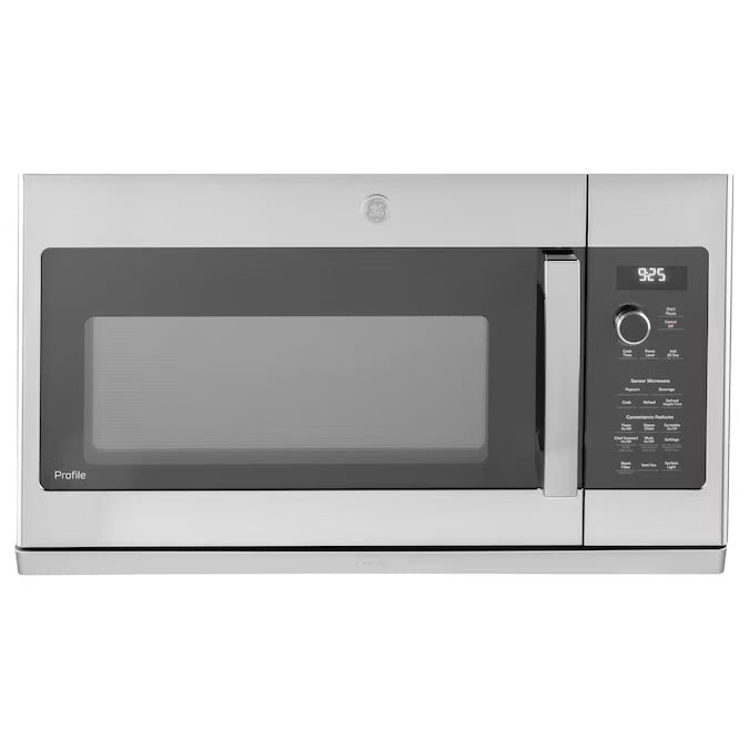 GE Profile 2.2 cu. ft. Over the Range Microwave Stainless w/ Ext. Slide-Out Vent - Model PVM9225SRSS