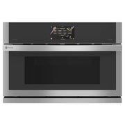 GE 30 in. 1.70 cu ft Electric Built-In Microwave Stainless w/ Convection Cooking - Model PWB7030SVSS