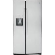 GE Profile 21.9 cu. ft. Counter-Depth Side-by-Side Refrigerator in FR Stainless - Model PZS22MYKFS