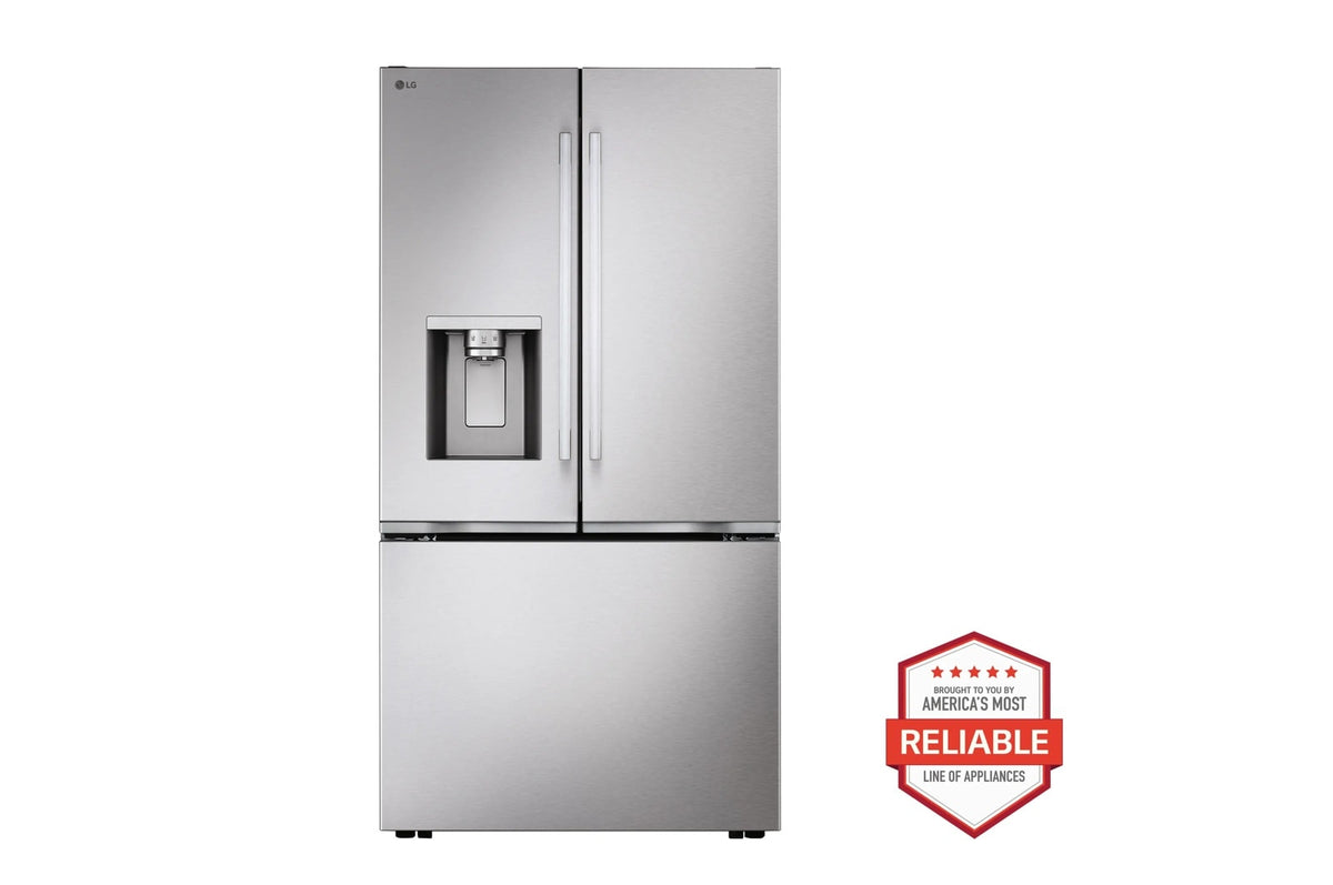 LG Counter-Depth MAX with Zero Clearance 3-Door French Door Refrigerator with Thin Door Design
