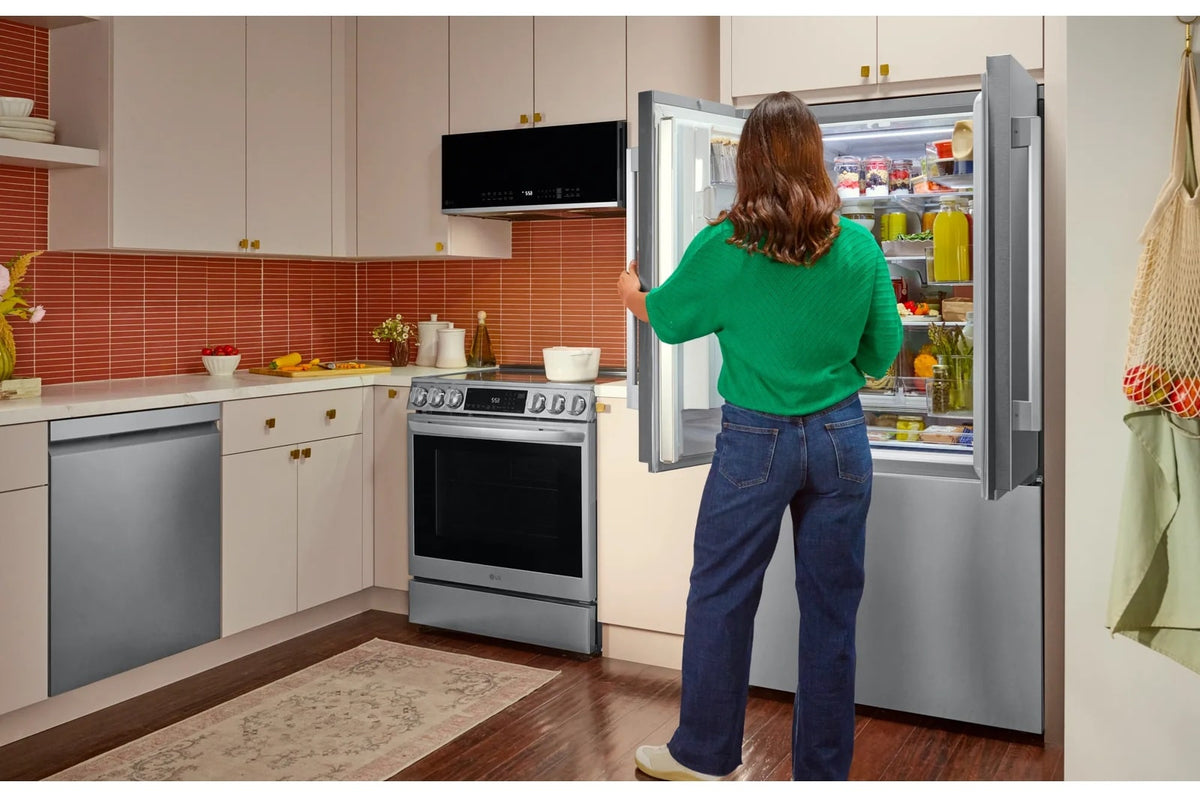 LG Counter-Depth MAX with Zero Clearance 3-Door French Door Refrigerator with Thin Door Design