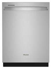 Whirlpool 24" Stainless Steel Dishwasher with AI Intelligent Wash and Tall Top Rack