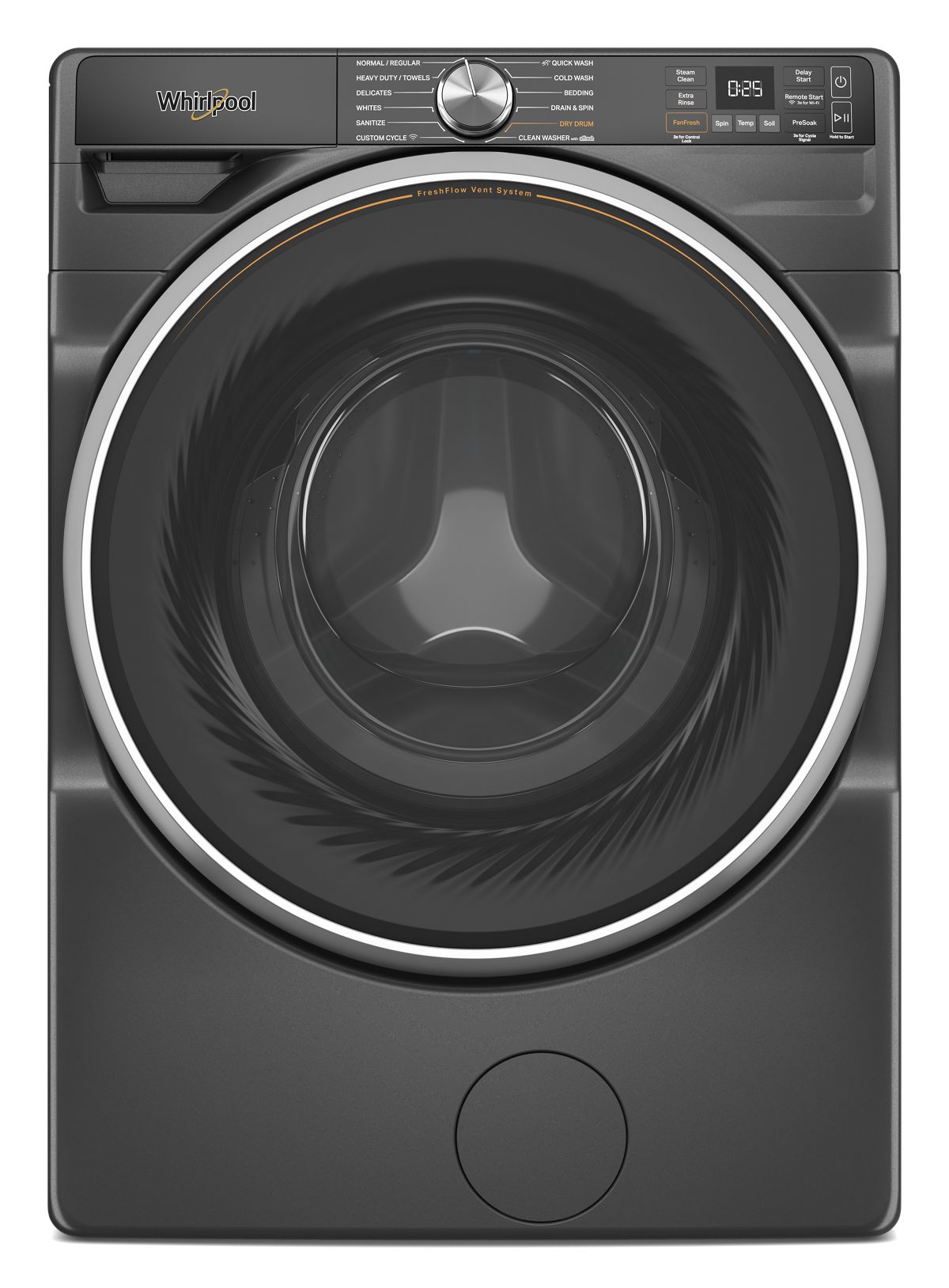 Whirlpool 5.0 cu. ft. Smart Front Load ENERGY STAR Certified Washer with FreshFlow Vent System and Intelligent Wash