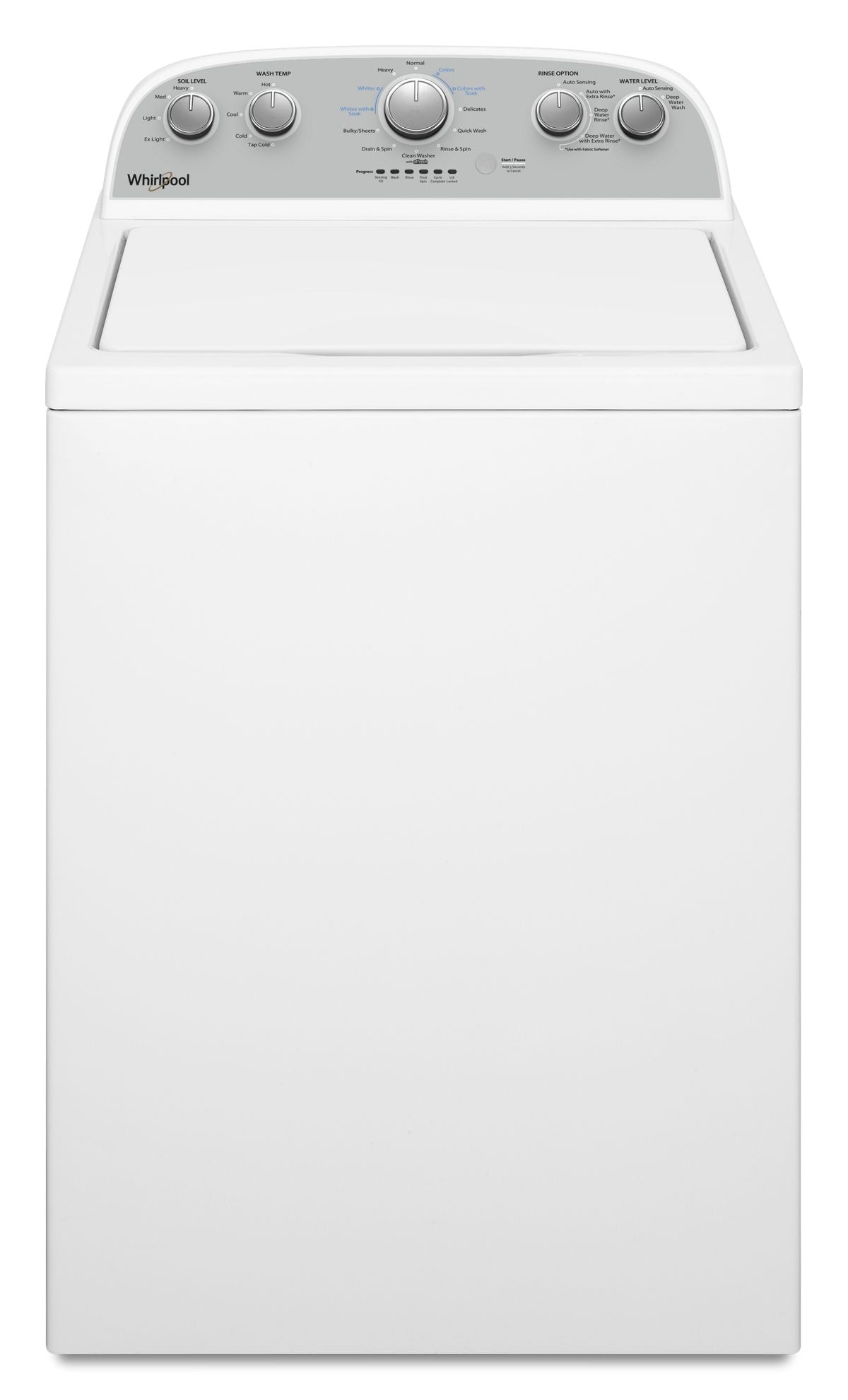 Whirlpool 3.8 cu. ft. Top Load Washer with Soaking Cycles, 12 Cycles