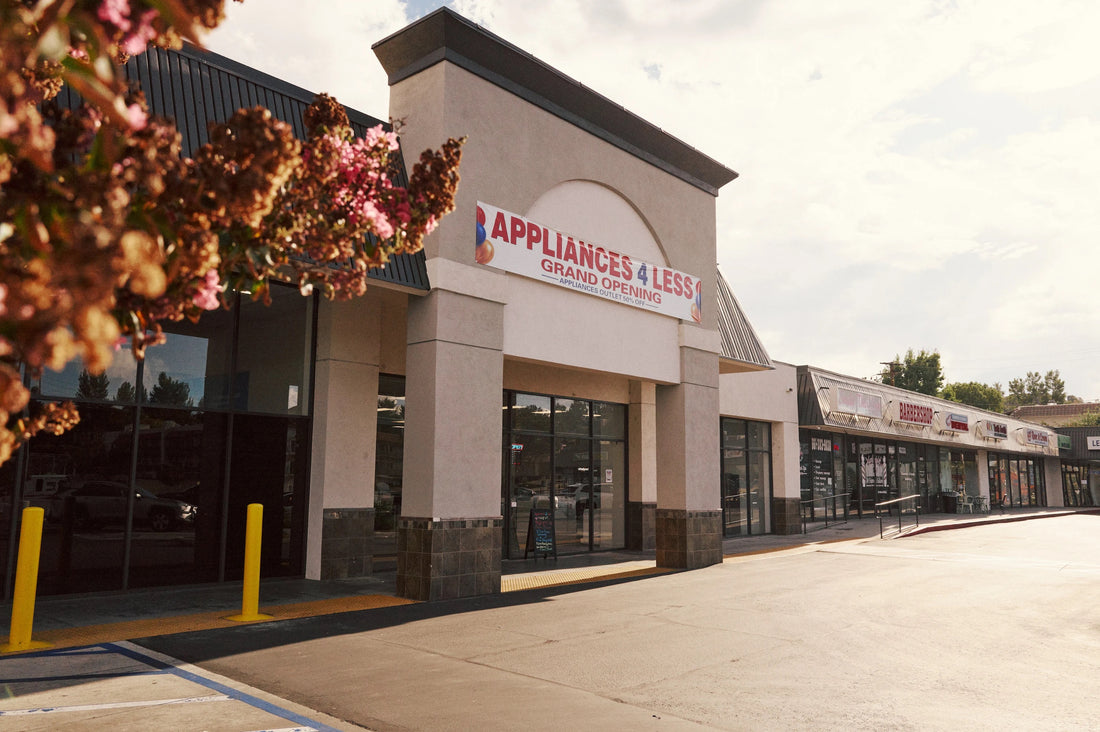 Appliances 4 Less Santa Clarita storefront entrance