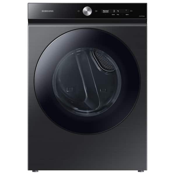 Samsung Bespoke 7.6 cu. ft. Ultra-Capacity Vented Gas Dryer in Brushed Black with Super Speed Dry and AI Smart Dial