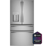 GE Profile 27.9 Cu. Ft. Smart Fingerprint Resistant 4-Door French Door Refrigerator