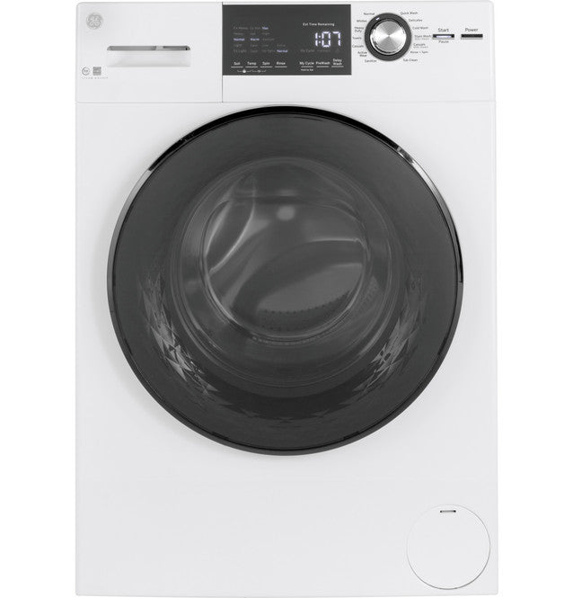 GE ENERGY STAR 24 in. 2.4 Cu. Ft. Front Load Washer with Steam
