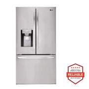 LG 28 cu. ft. 3 Door French Door Standard Depth Refrigerator with Dual Ice Makers