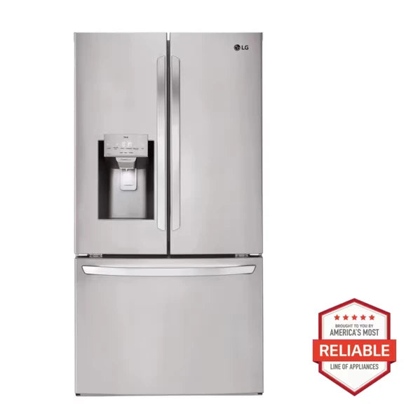 LG 28 cu. ft. 3 Door French Door Standard Depth Refrigerator with Dual Ice Makers