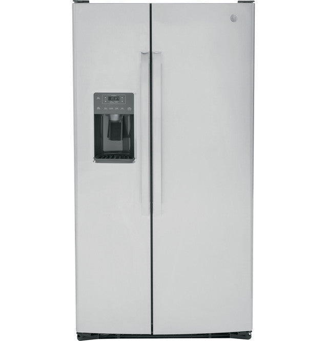 GE 21.8 Cu. Ft. Counter-Depth Fingerprint Resistant Side-By-Side Refrigerator