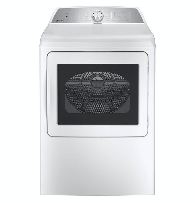 GE Profile 7.4 cu. ft. Aluminized Alloy Drum Gas Dryer with Sanitize & Sensor Dry