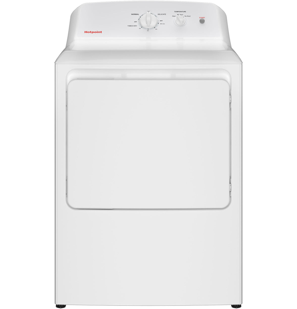 Hotpoint 6.2 cu. ft. Electric Dryer with Up To 120 ft. Venting