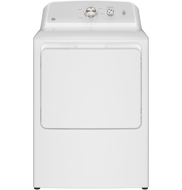 GE 7.2 cu. ft. Vented Gas Dryer in White with Auto Dry and 120ft Venting