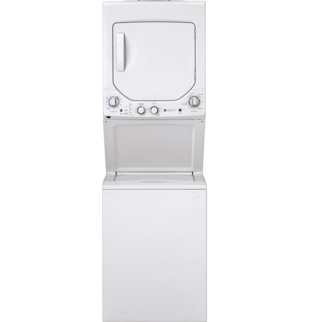 GE Unitized Spacemaker 2.3 cu. ft. Washer with Stainless Basket & 4.4 cu. ft. Dryer