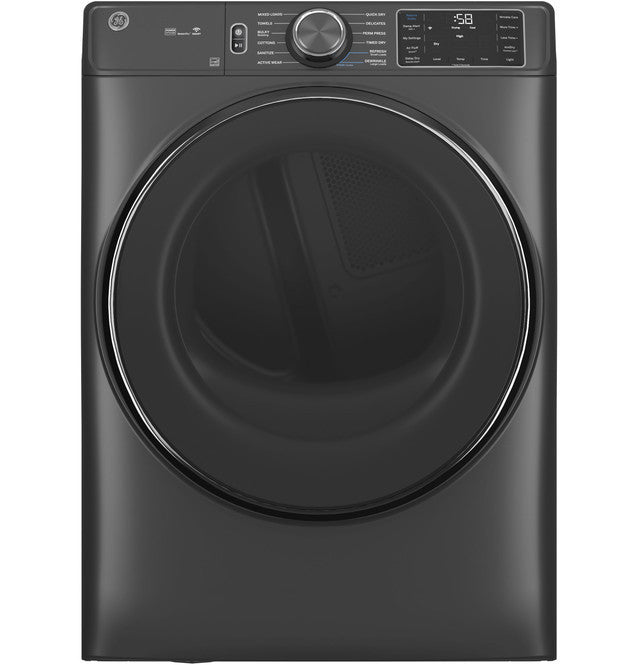 GE 7.8 cu. ft. Smart Front Load Gas Dryer with Steam and Sanitize Cycle